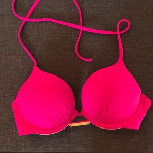 Hot pink, push up, Victoria’s Secret bikini top